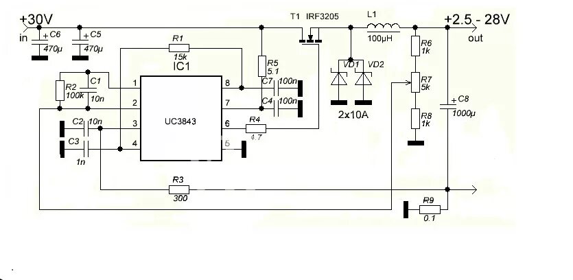 Понижающий dc dc преобразователь своими руками схема Ответы Mail.ru: Проблема с dc-dc преобразователем на uc3843