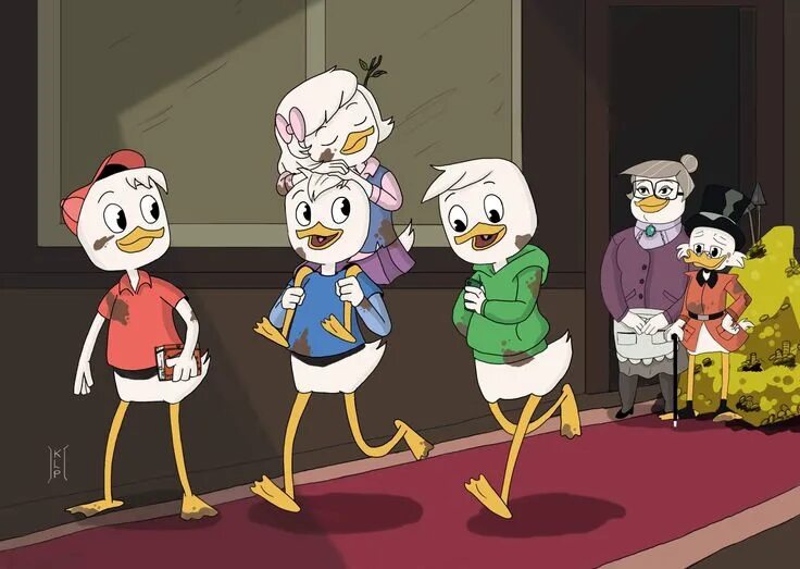 Понка из мультика утиные истории фото #DuckTales #DuckTales2017 #ScroogeMcDuck #HueyDuck #DeweyDuck #LouieDuck #WebbyV