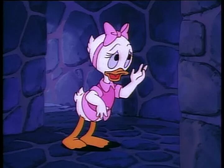 Понка из утиных историй фото Baby Daisy Duck Mickey Mouse Dresswalt Disney 1990 Original Production 031