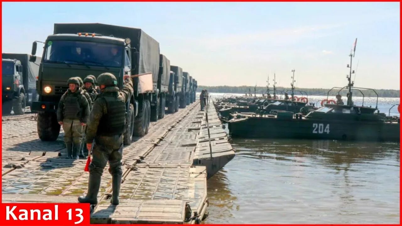 Понтонные мосты военные фото Russia is in a difficult situation on the left bank of Dnipro River - Expert rev