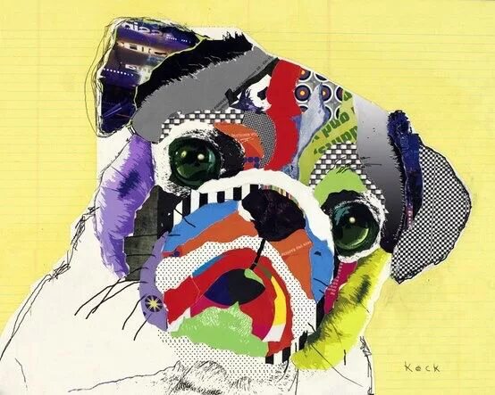 Поп арт картинки животных Pin by a ma façon on Favorite picture Dog pop art, Pug art, Pug pop art