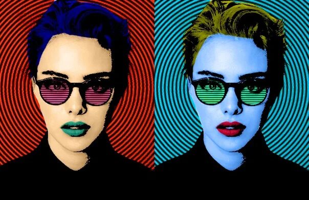 Поп арт обработка фото Творчество нашего художника в стиле Pop art 2016 LolliPop ВКонтакте