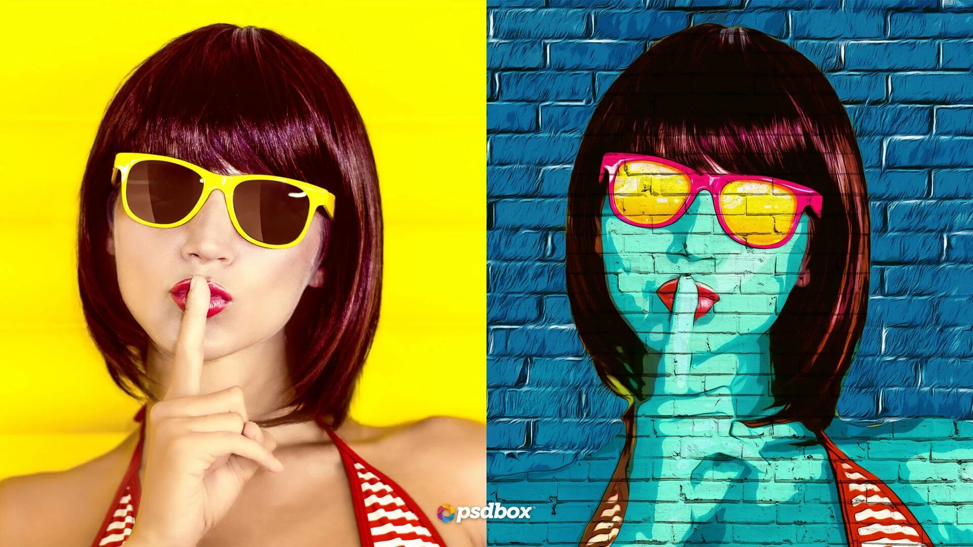 Поп арт обработка фото онлайн Create a professional pop art portrait effect in Photoshop. Learn how to create 