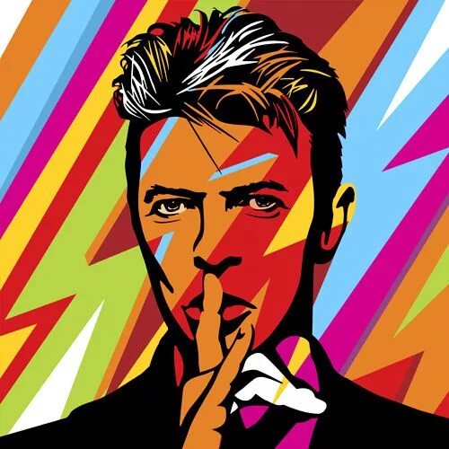 Поп арт онлайн из фото David Bowie Pop Art Pop art portraits, Pop art design, Pop art painting