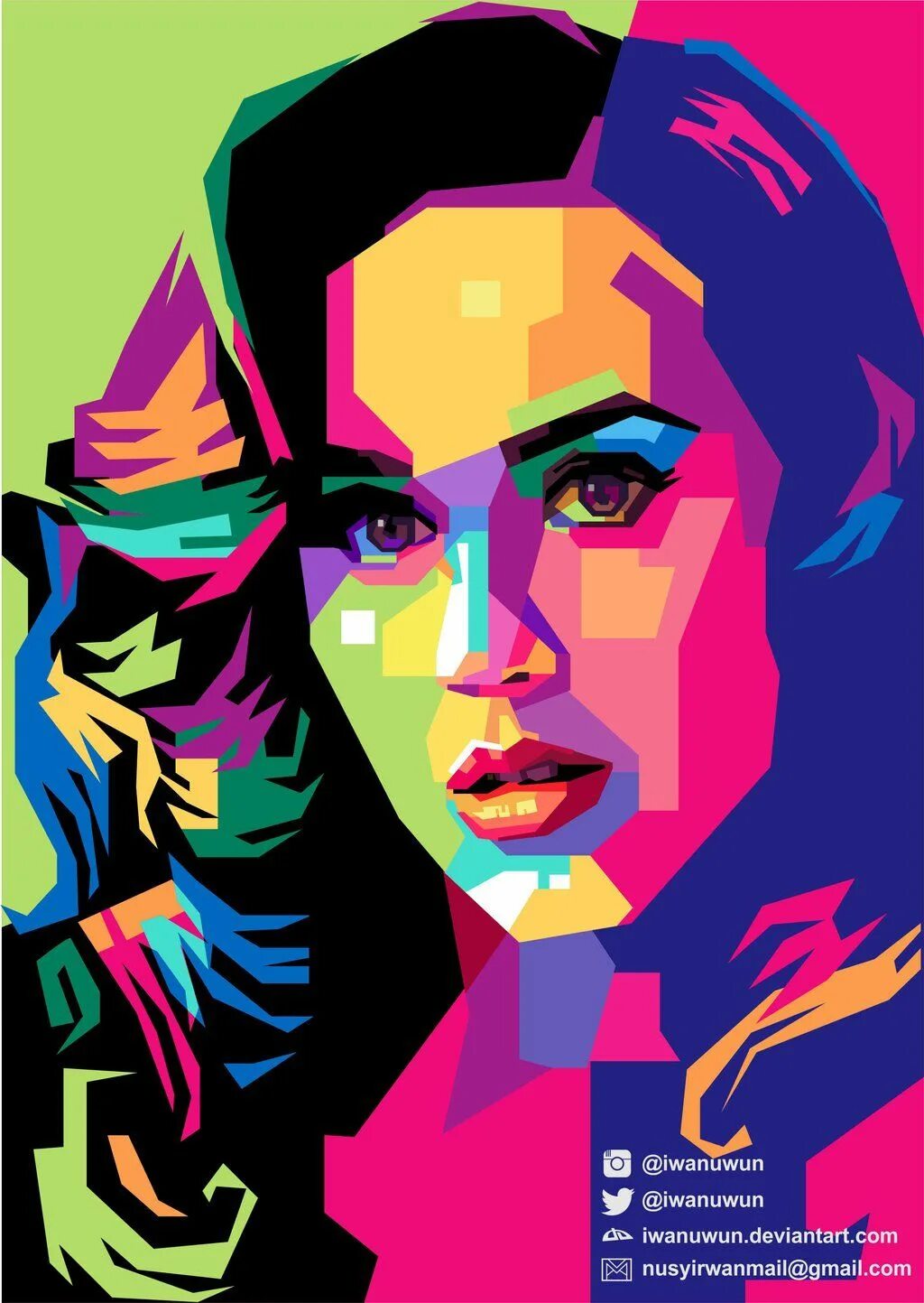 Поп арт портрет по фото онлайн Bildresultat för Hulk In WPAP Pop art artists, Face art painting, Pop art illust