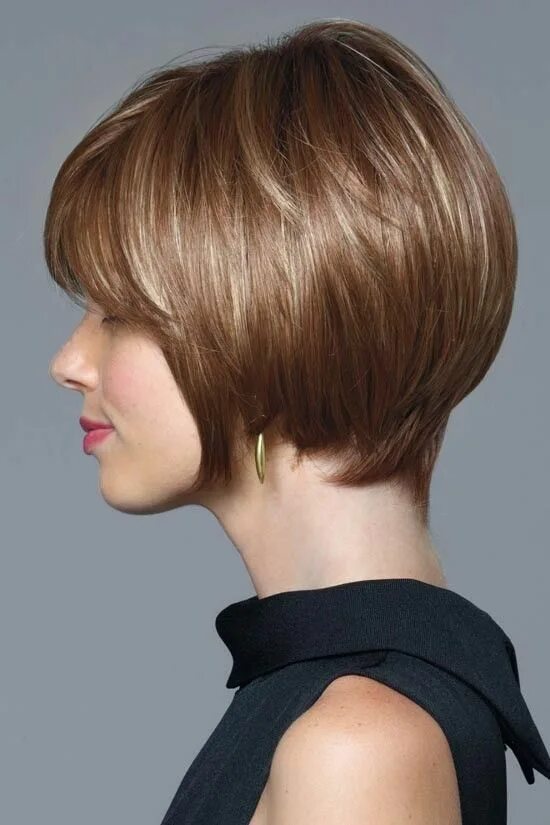 Поп каре стрижка женская фото Audrey Wig by Rene of Paris Layered bob hairstyles, Choppy bob hairstyles, Short