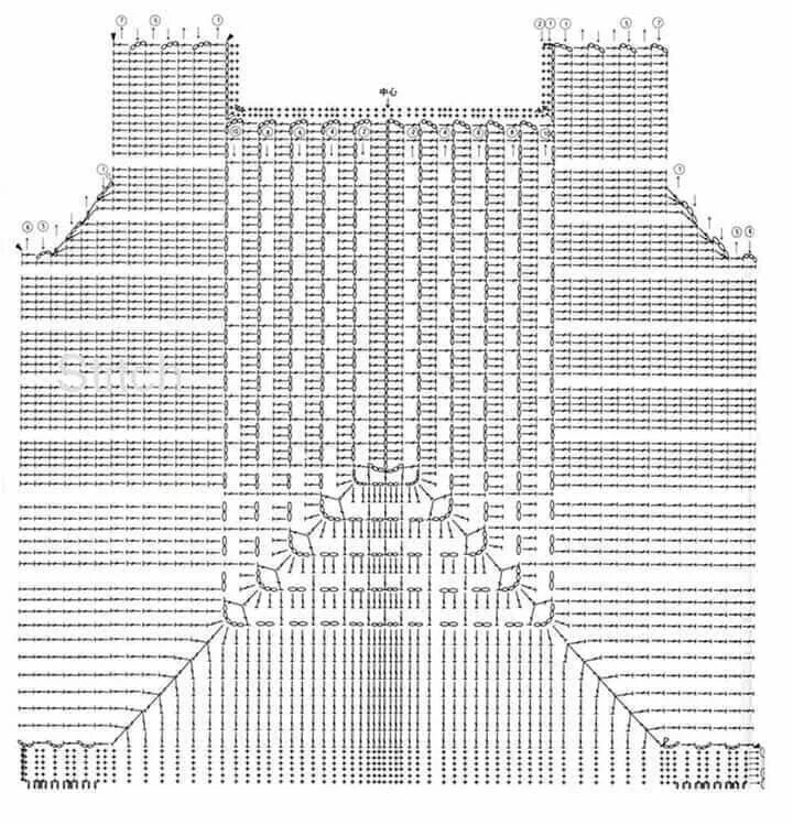 Поперечное вязание крючком схемы Pin on blusas tejidas Crochet dress pattern, Crochet tunic pattern, Crochet bole