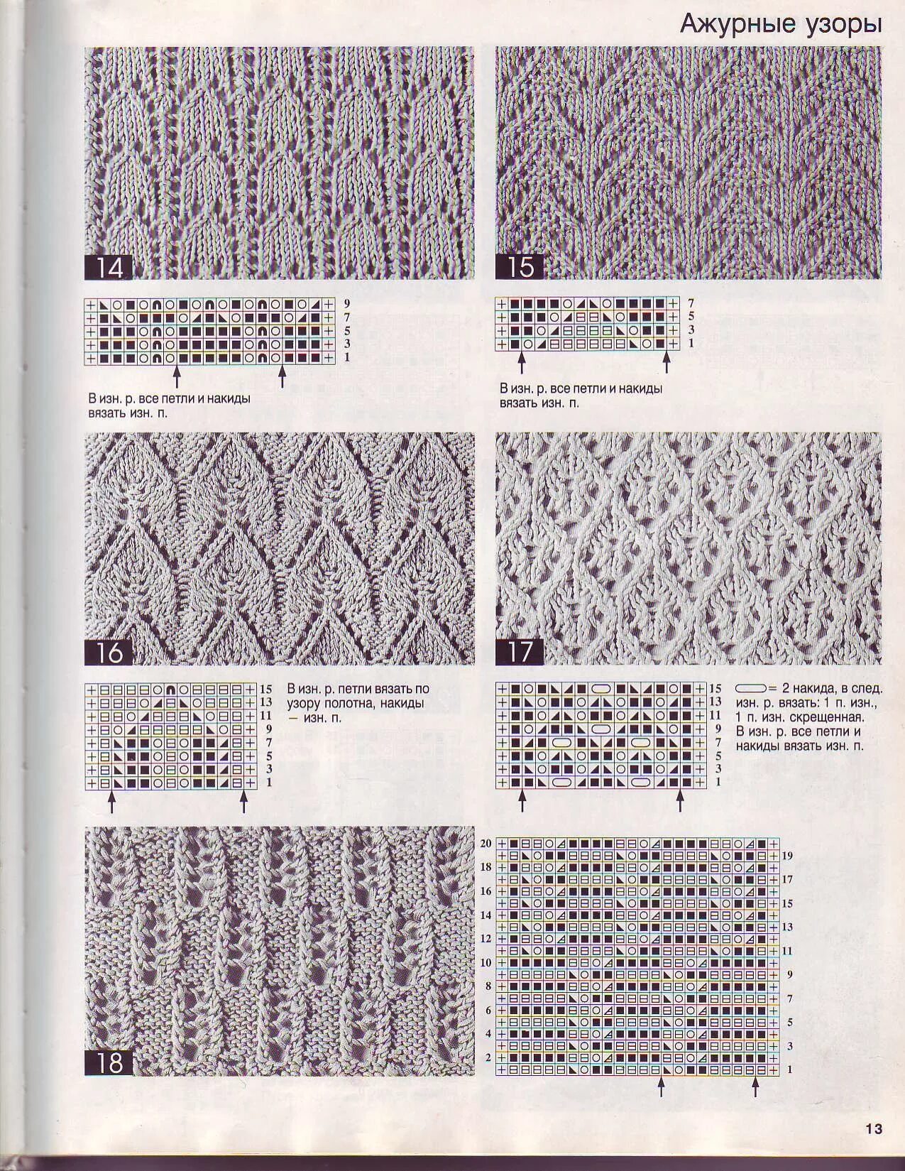Поперечные узоры спицами схемы и описание ВОЛШЕБНЫЙ КЛУБОК - 700 узоров Вязание для женщин спицами. Схемы вязания спицами