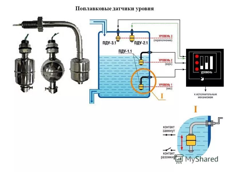 Поплавковый датчик уровня схема подключения Схема подключения поплавкового датчика