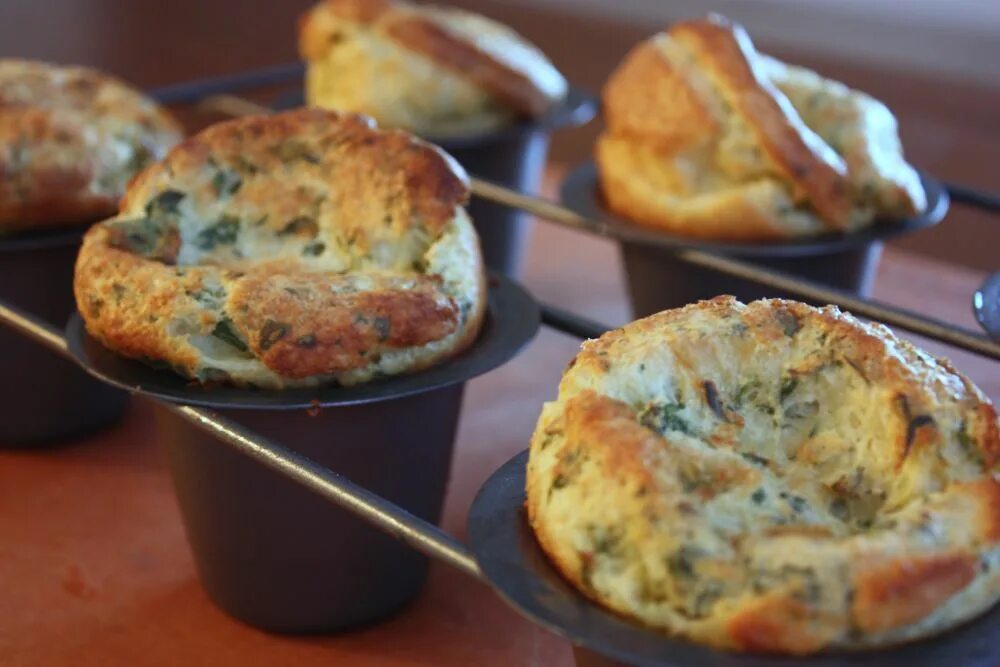 Поповеры рецепт с фото пошагово в духовке Herb and Cheese Popovers