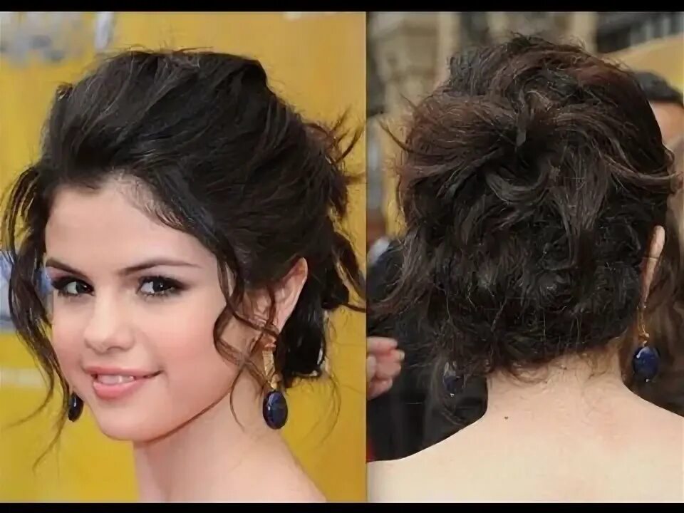 Поправить прическу на фото Hair styles - Easy to do French Twist Updo and OOTD : How To Do A Selena Gomez U