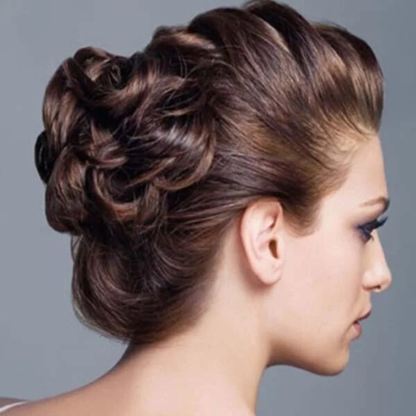 Поправить прическу на фото classic-party-bun-hairstyles-for-long-hair-2017 Hochsteckfrisuren lange haare, F