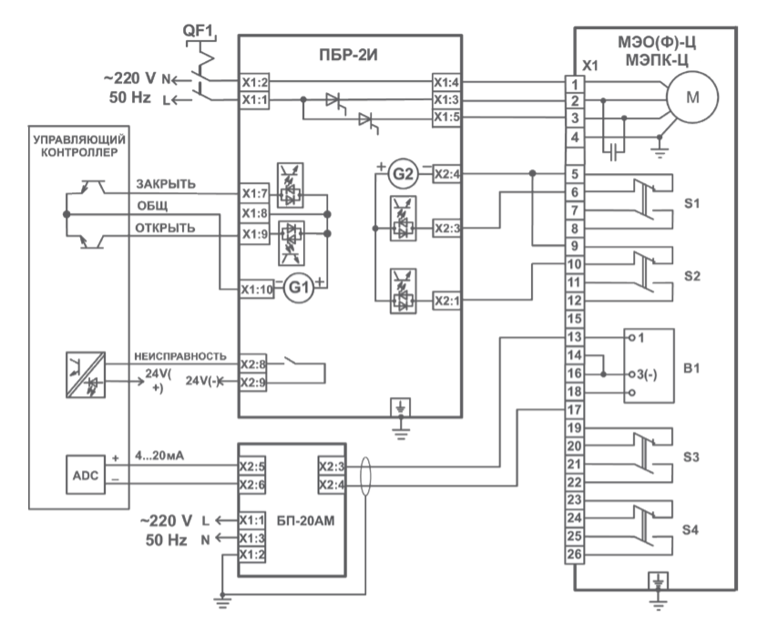 Порп 1 схема подключения Пускатели бесконтактные ПБР-3И, ПБР-2И - ТМ-КИП