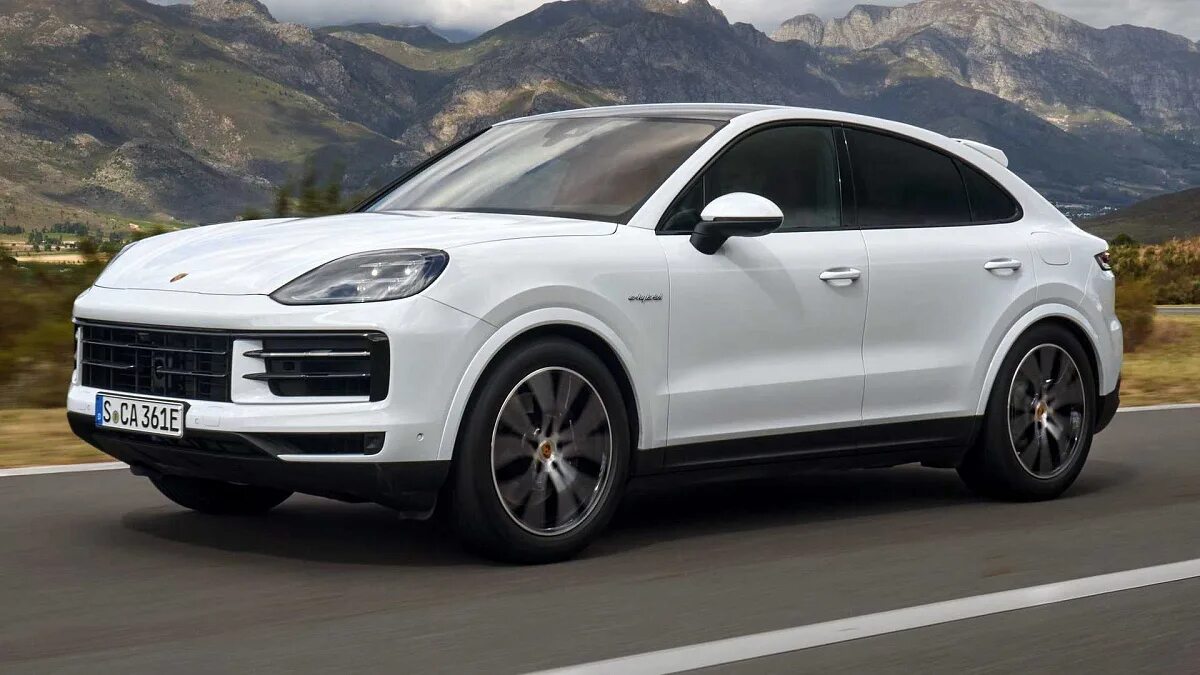 Порше кайен купе 2024 фото Компания Porsche представила Porsche Cayenne и Cayenne Coupe 2024 модельного год