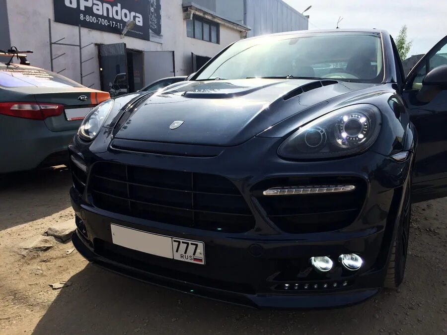 Порше кайен тюнинг фар Фары porsche cayenne 957 LkbAuto.ru