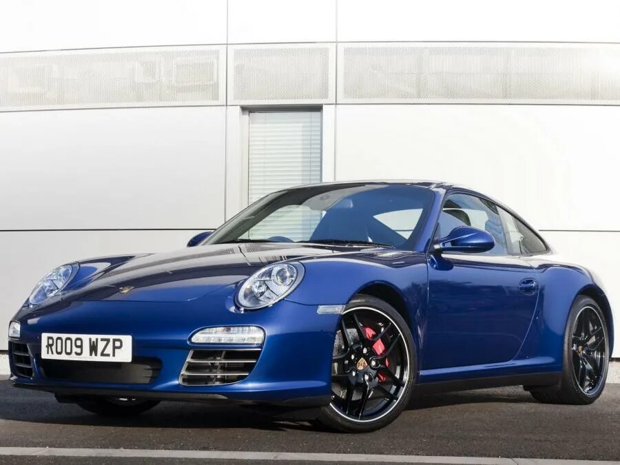 Порше купе фото Porsche 911 Carrera 4S Coupe 2008 года выпуска для рынка Великобритании и Ирланд