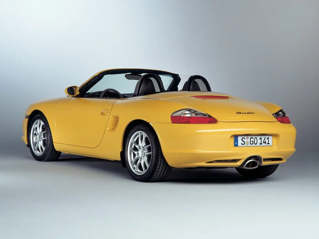 Порше марки машин с фото и названиями Porsche Boxster рестайлинг 2002, 2003, 2004, открытый кузов, 1 поколение, 986 те