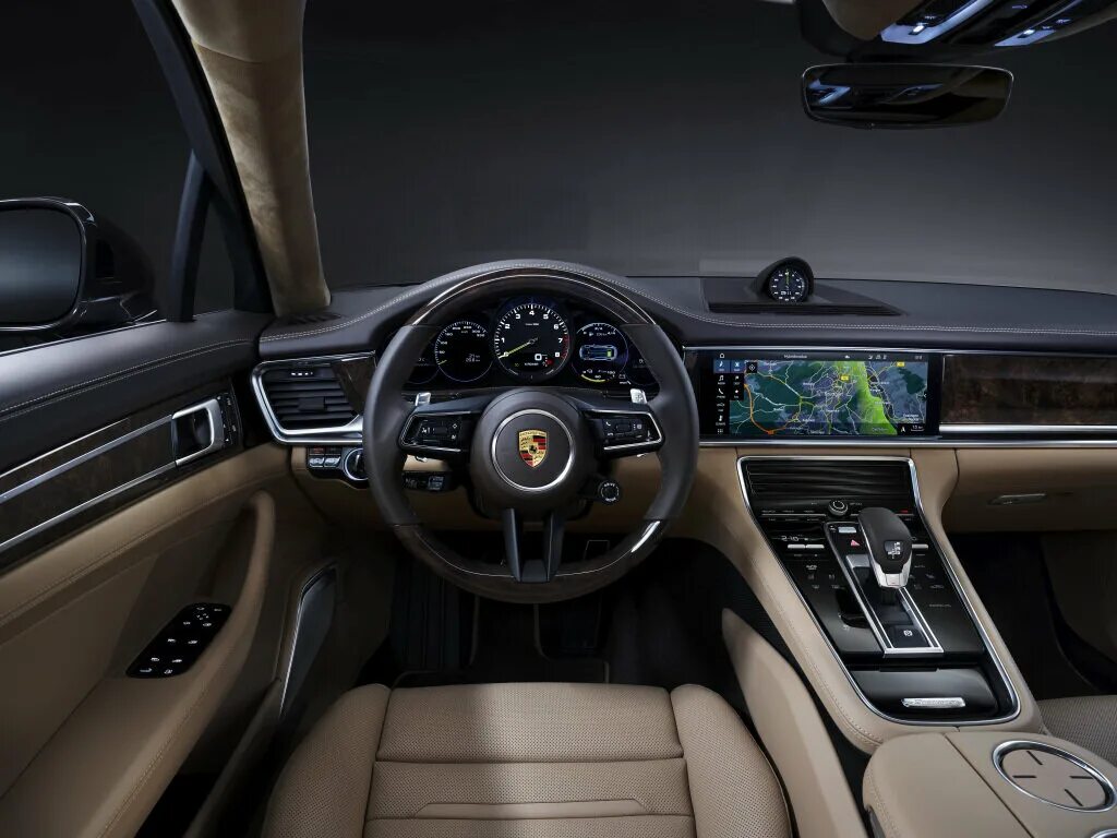 Порше панамера фото салона Porsche Panamera 2 поколение рестайлинг, лифтбек - технические характеристики, м