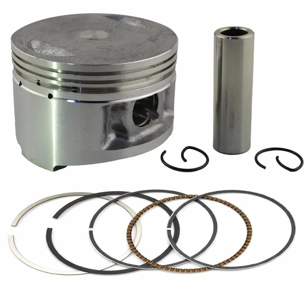 Поршень с кольцами фото Amazon.com: AHL 70mm Bore Piston & Piston Rings Pin Clips Kit for Yamaha BW200 1