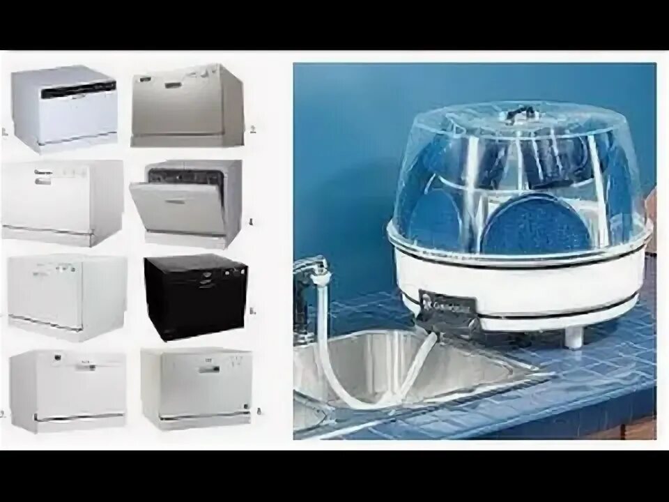 Портативные посудомоечные машины без подключения к водопроводу Review: Best Countertop Dishwasher - YouTube