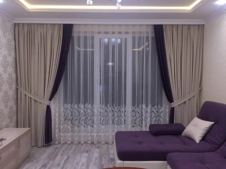 Портьеры для гостиной фото дизайн Pin on dizain Lavender living rooms, Bedroom interior, Curtains living room