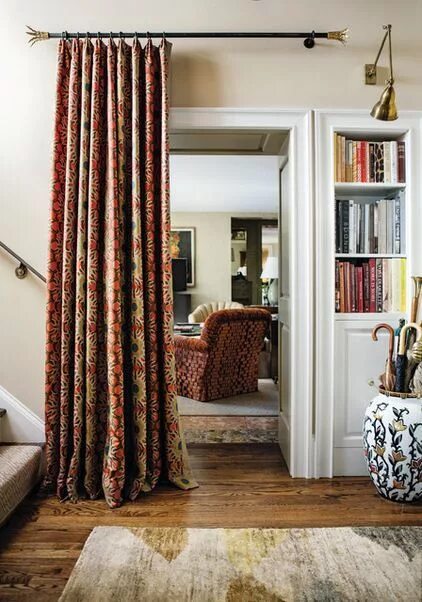 Портьеры на двери межкомнатные фото в интерьере Decorating With Portieres........Drapes For Your Doorways Home, House interior, 