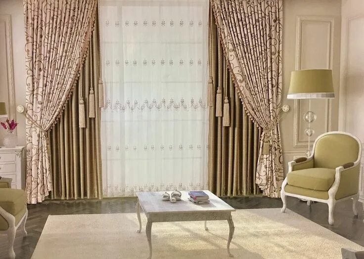 Портьеры в интерьере 2024 Pin on TÜRKMENOĞLU PERDE ( Curtain Store ) Curtains living room, Curtains with b