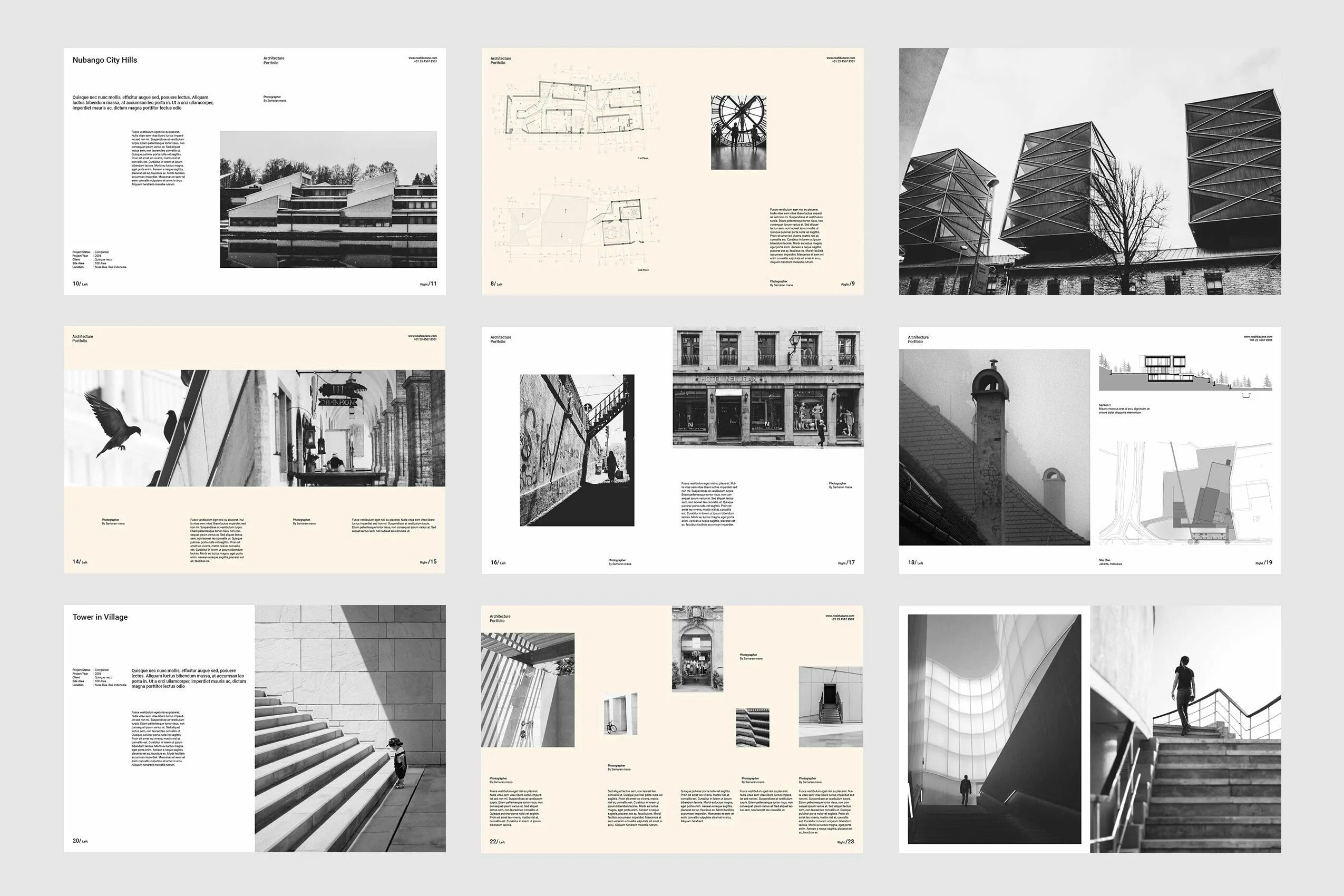 Портфолио дизайн проектов Architect Portfolio by silukEight on @creativemarket Architecture portfolio temp