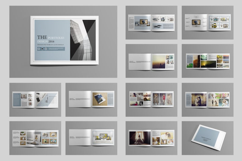 Портфолио дизайнера интерьера шаблон Portfolio Brochure Template Photographer Porfolio Template - Etsy Indesign portf