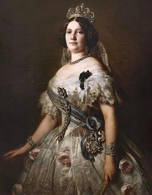 Портрет королева фото File:Queen Isabella II of Spain (Winterhalter).jpg - Wikipedia