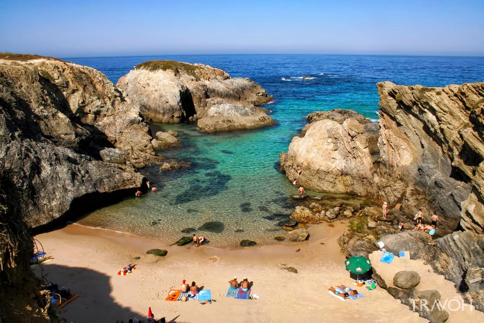 Порту пляжи фото Porto Covo, Portugal - TRAVOH