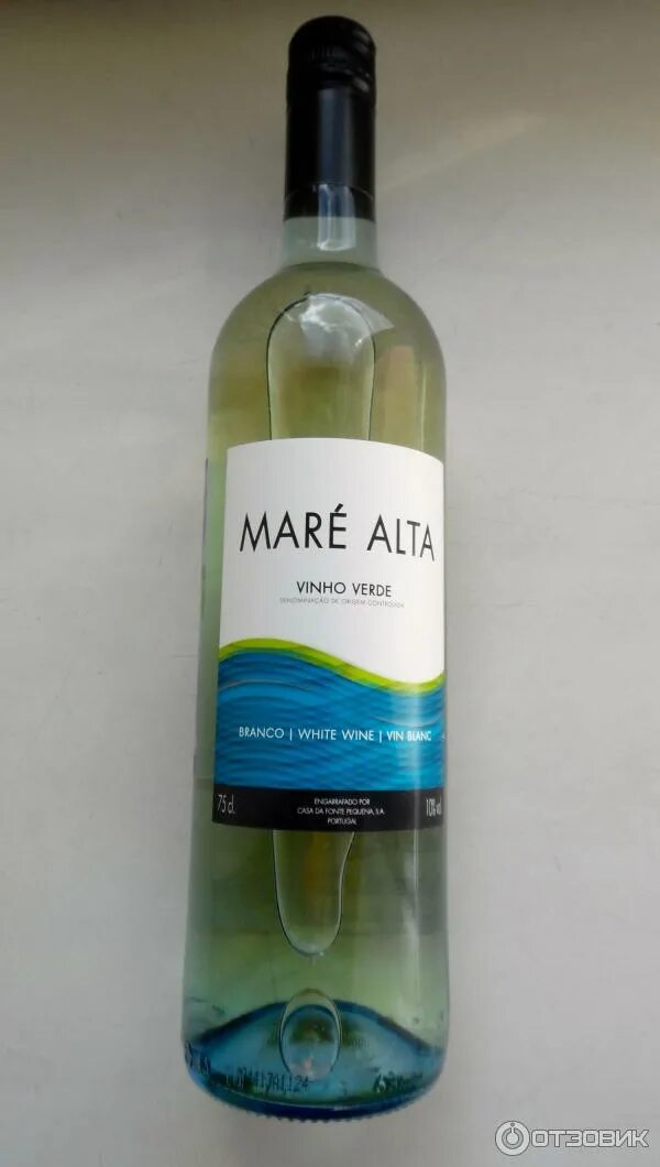 Португальское вино фото Отзыв о Вино белое полусухое Vinho Verde Mare Alta "Нам*жить*и* чувствовать*дано