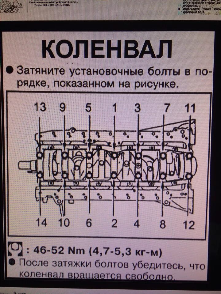 Порядок моменты затяжки коренных вкладышей 21214 инжектор Замены вкладышей часть вторая ? Или как пошла капеталка мотора ) - Nissan Skylin