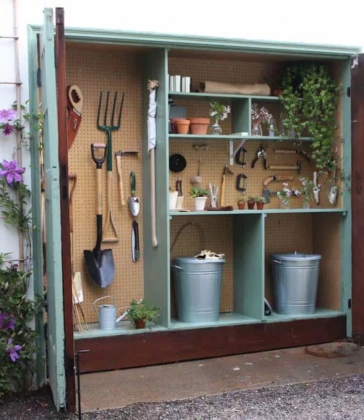 Порядок на даче своими руками 30+ Brilliant And Inspiring Storage Ideas For Your Potting Shed Garden tool stor