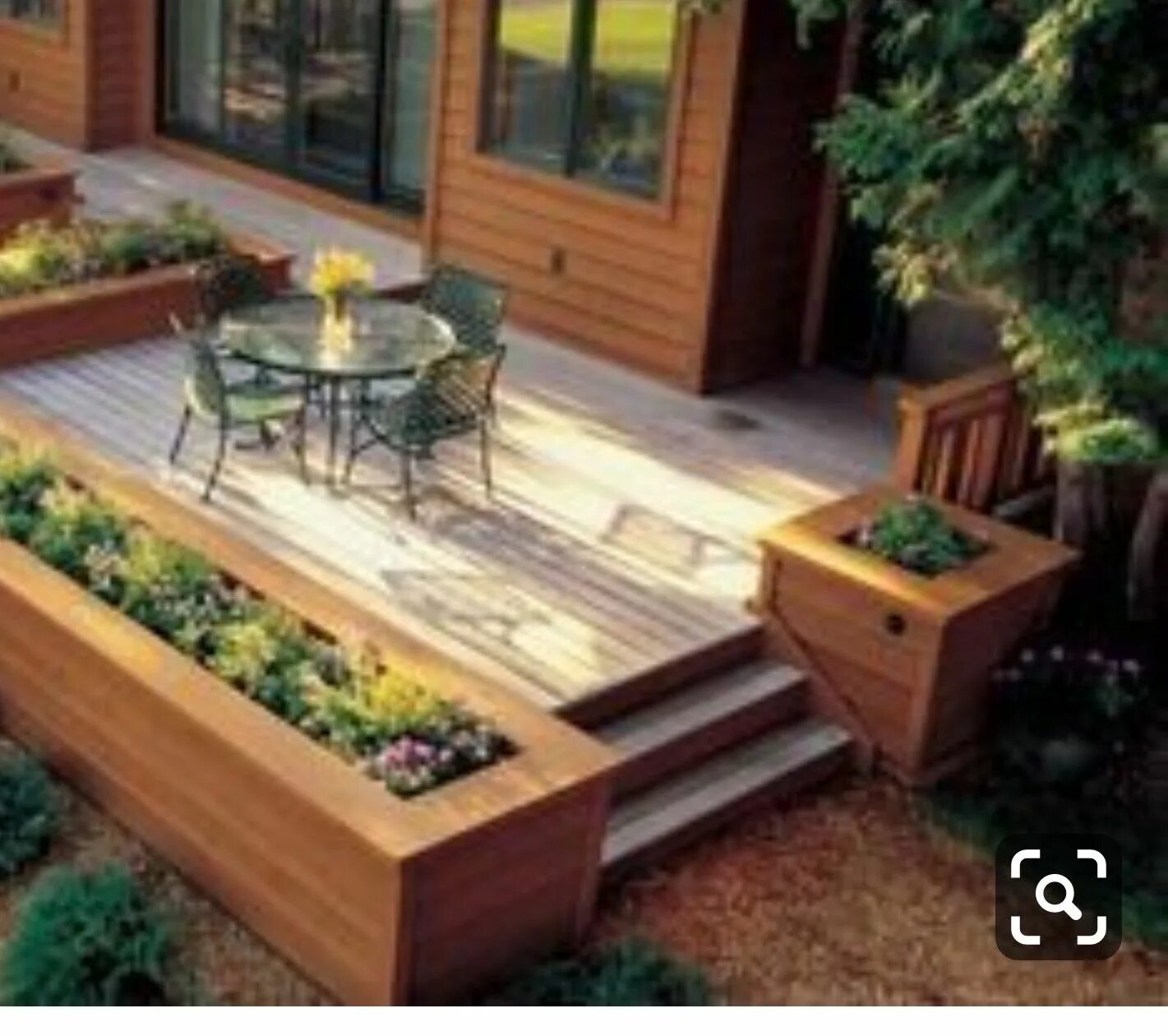 Порядок оформления дачного дома Pin on Back Yard Deck designs backyard, Backyard patio, Backyard landscaping