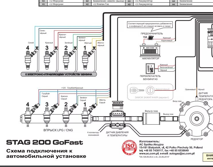 Порядок подключения газовых форсунок ловато 4 поколение Проблема с работой на бензине - Сообщество "Ремонт и Эксплуатация ГБО" на DRIVE2