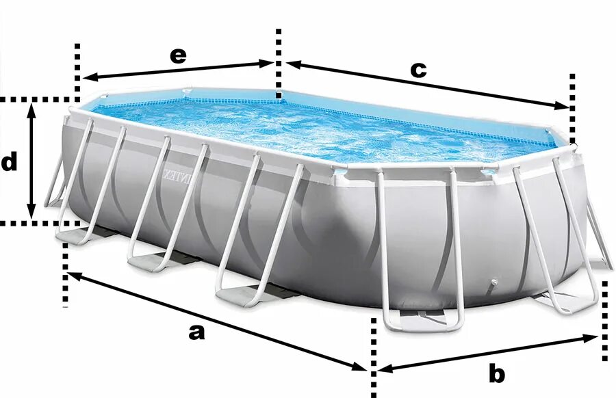 Порядок разборки каркасного бассейна Milieu vis équipe piscine 5 03 x 2 74 x 1 22 m Grande barrière de corail radeau 