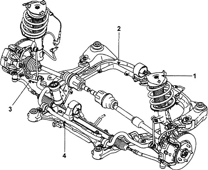 Порядок разборки передней подвески киа спортейдж 1 General information about the front suspension (Kia Ceed 1 2006-2012: Chassis: C