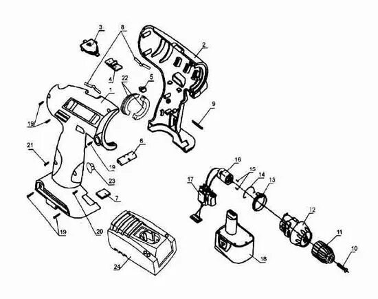 Порядок разборки шуруповерта макита Разбираем шуруповерт Bosch 18 вольт