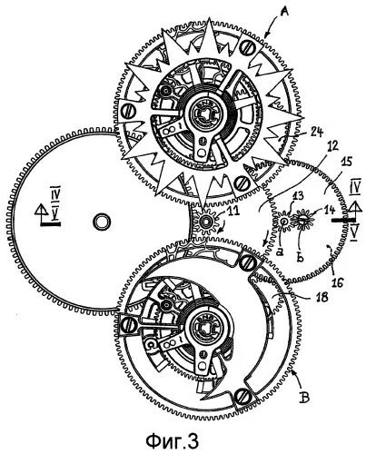 Порядок сборки часов Иллюстрации к патенту 2364908 - Часовой механизм - PatentDB.ru