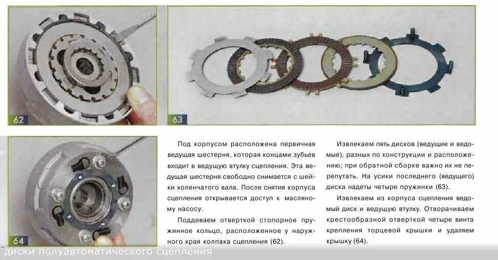 Порядок сборки дисков сцепления Сцепление диск мопеда: найдено 90 изображений