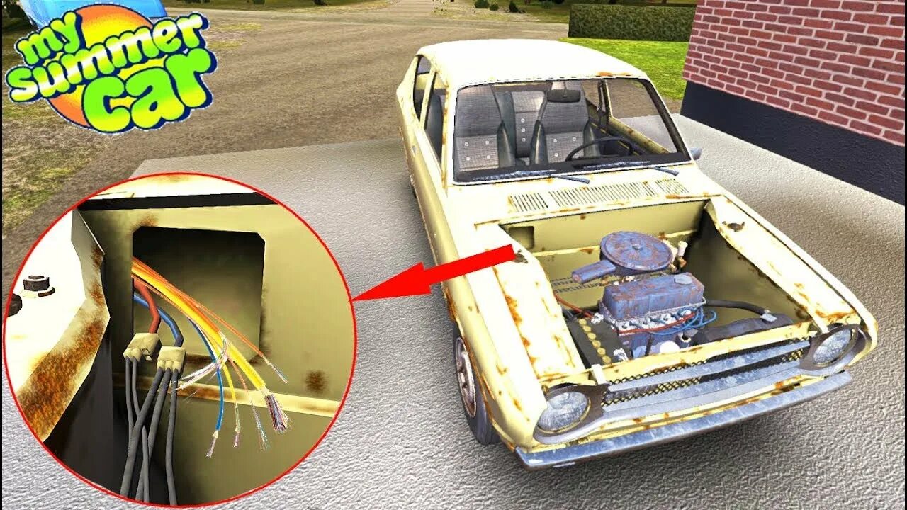 Порядок сборки двигателя в my summer car Запутался в ПРОВОДАХ, НО ЗАВЕЛ КОРЧ - My Summer Car - YouTube