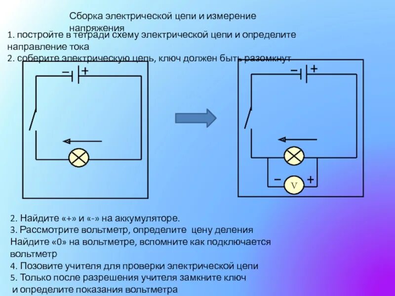 Порядок сборки электрической цепи Сборка электрической цепи и измерение: найдено 88 изображений