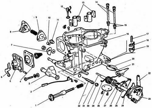 Порядок сборки карбюратора Разборка карбюратора 21083 1107010 31 на автомобилях ваз 2110 ваз 2111 ваз 2112