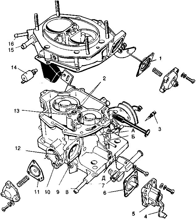 Порядок сборки карбюратора Карбюратор 21073 нива при резком нажатии газа провал Локо Авто.ру
