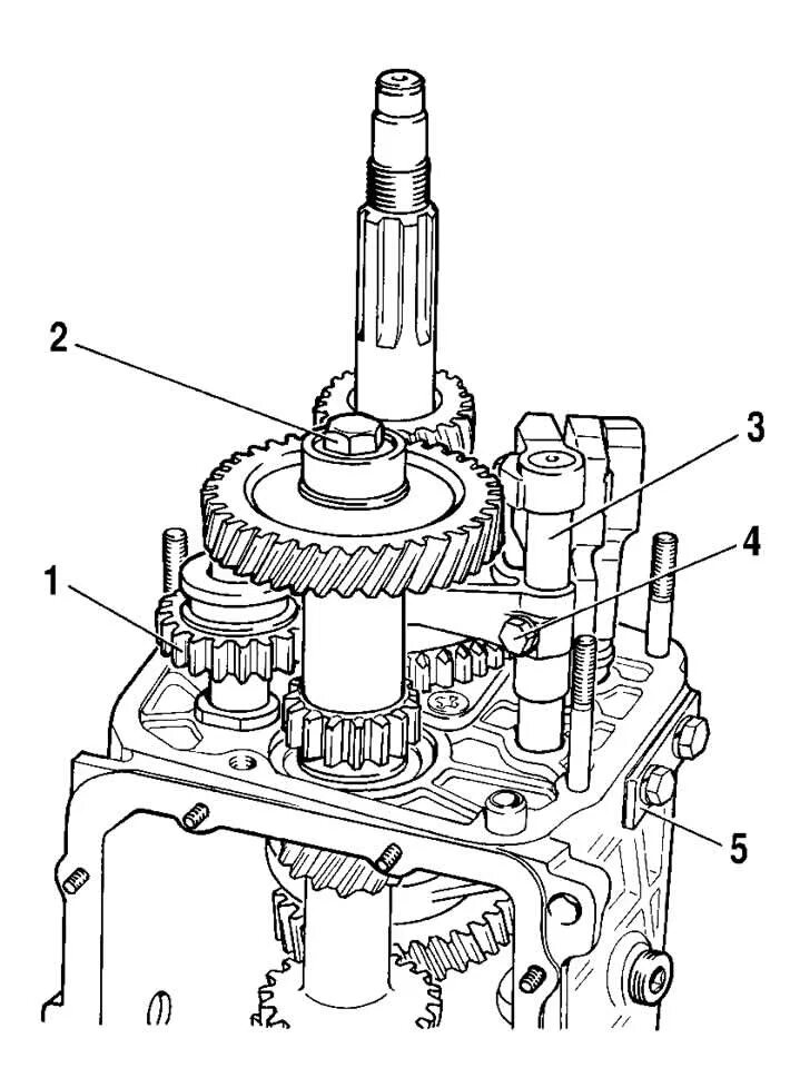 Порядок сборки кпп Disassembly and assembly of the gearbox (Chevrolet Niva 1 2002-2016: Transmissio