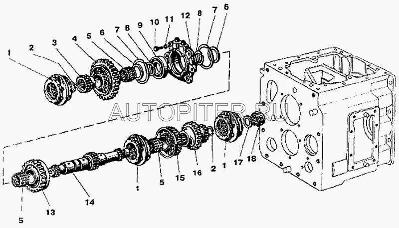 Порядок сборки кпп мтз 82 синхронизатор мтз 74-1701060-а - купить в интернет-магазине Автопитер по выгодно