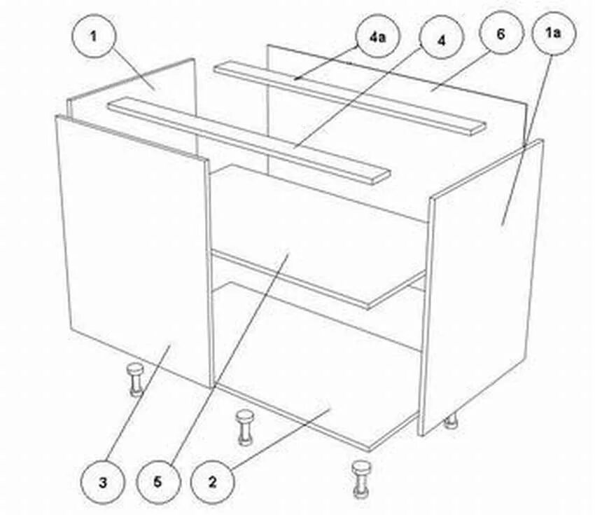 Порядок сборки кухни своими руками Чертежи кухонных шкафов 100 фото Шкаф, Сделать шкаф, Кухонный шкаф