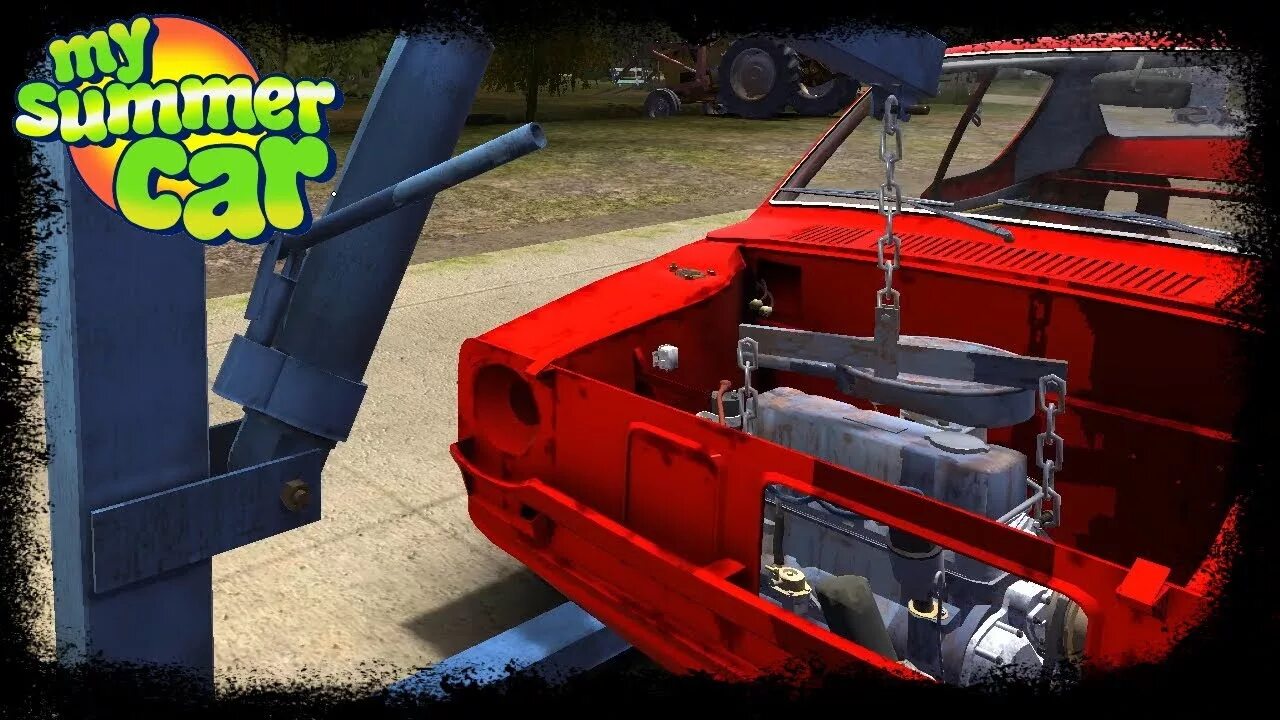 Порядок сборки машины в my summer 10# My Summer Car - Motor einbau - Deutsch German Gameplay - YouTube