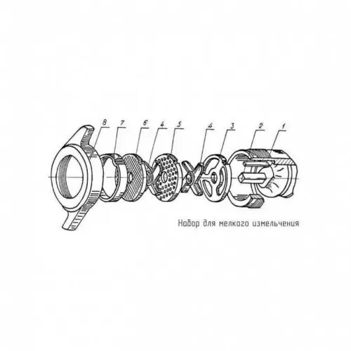 Порядок сборки мясорубки для крупного измельчения Мясорубка Торгмаш МИМ 300 Купить в Москве
